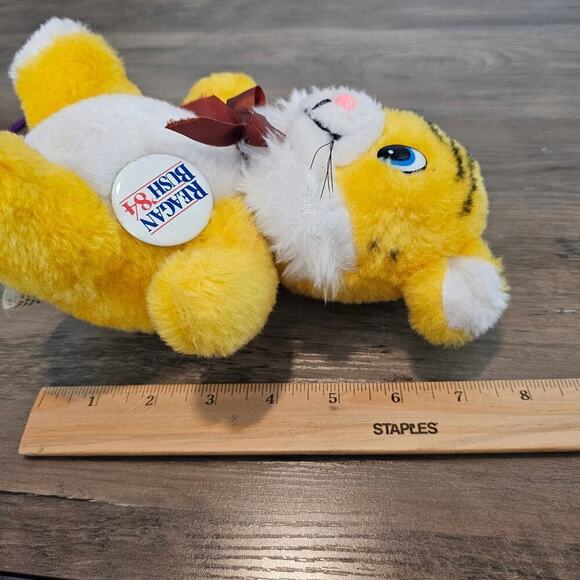 Vintage House of Lloyd Reagan Bush 1984 Bear Yellow 8" Political Republican - Picture 10 of 10